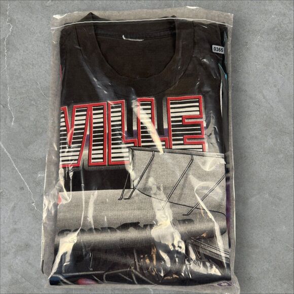 VTG 1997 Faded Knoxville World of Outlaws Sprint Car Racing Double Sided AOP  XL - Picture 5 of 8